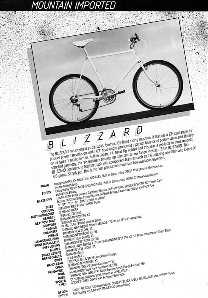 Are Blizzard frames made in Canada? | Page 3 | Mountain Bike